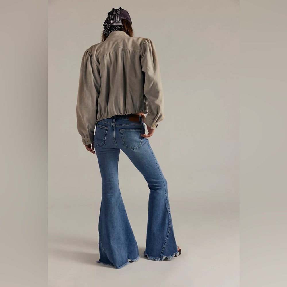 Free People Emre Low-Rise Flare Jeans - Picture 2 of 7